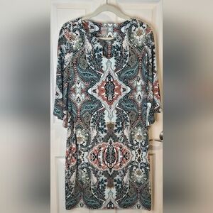 Chicos Paisley Shift Dress